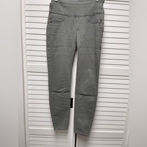 SPANX Skinny Denim Leggings with zip closure